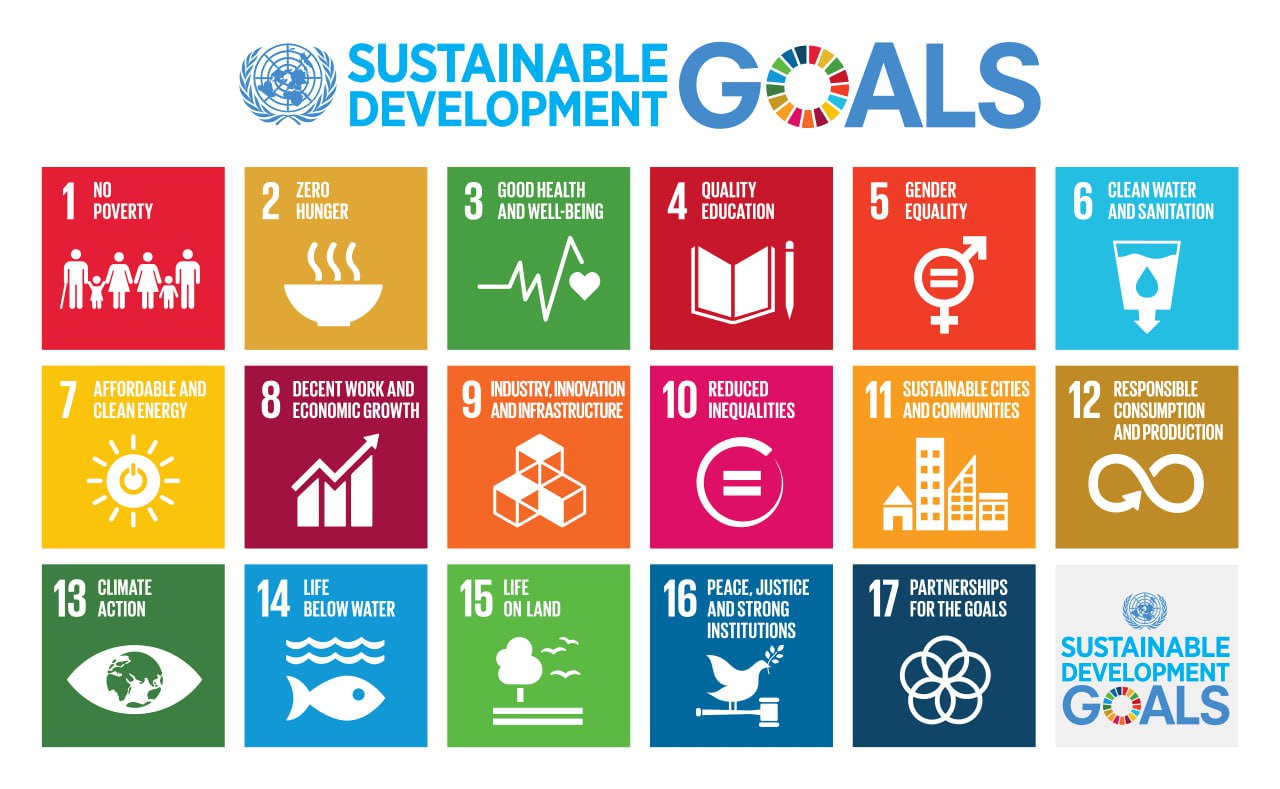 UN Sustainable Development Goals - All 17 SDGs